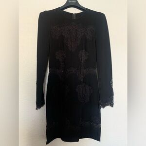 Dolce and Gabbana Black LongSleeve Dress